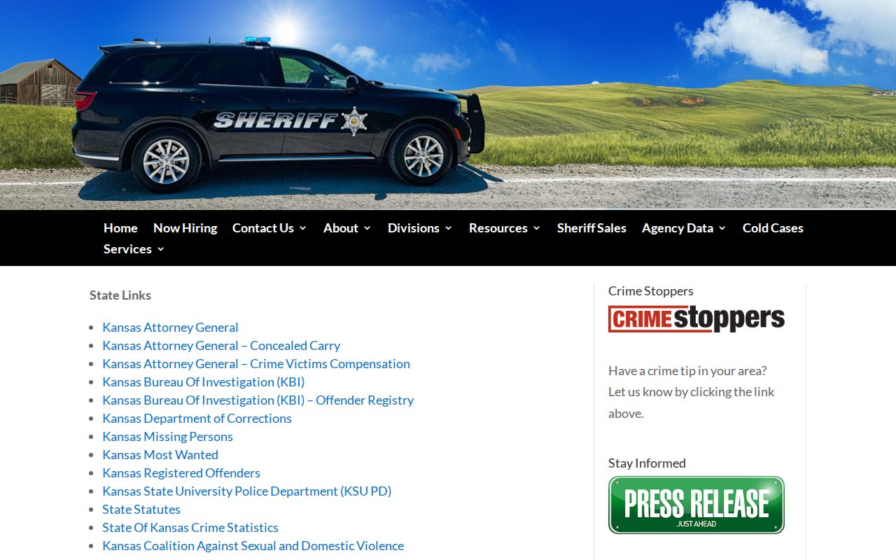 Pottawatomie County Sheriff arrest alerts and app links